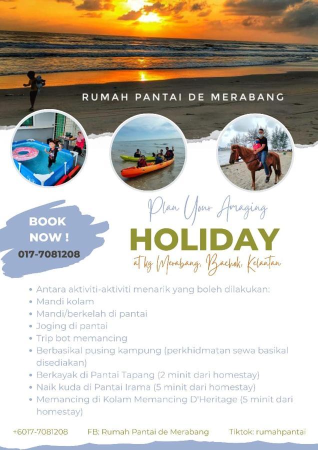 Rumah Pantai De Merabang 바촉 외부 사진